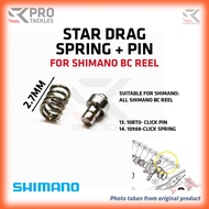 SHIMANO CLICKER DRAG / STAR DRAG SPRING+PIN OEM PARTS