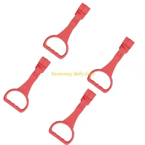 J6BE 4xBaby Learning Standing Pull Up Rings Game Fence Children's Walking Assistant