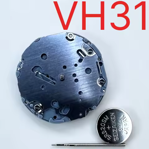 Quartz Movement VH31 Sweep Second 3 Hands TMI Time Module Movement Vh31B/VH31A 110 ½ Ligne Quartz Mo