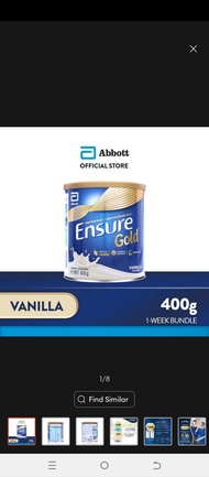 Ensure Gold Vanilla 400g