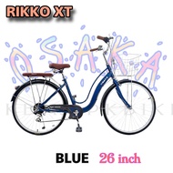 จักรยานแม่บ้าน OSAKA รุ่น Rikko XT 26นิ้ว 7sp. (มีจัดส่งพร้อมขี่เป็นคัน 100%+รับประกัน)