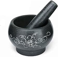 GIENEX Mortar &amp; Pestle | Grind Spices, Powder Pesto, Mash Herbs, Crush Pills bluestone Spice Pestle and Mortar