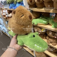 Famous Product miniso Kapibara Series Capybara Station Crocodile Doll Plush Guinea Pig Ugly Cute Gift Giving