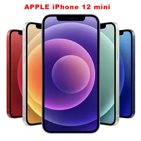 Original Apple iPhone 12 mini 5.4" 4G 5G 64GB/128GB/256GB ROM Dual 12MP A14 Chip IOS LTE Unlocked Sm