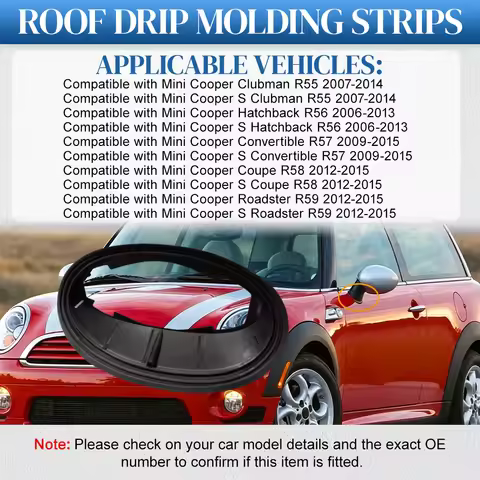 Left/Right Side Mirror Gasket Rubber Seal Exterior Door Mirror Gasket For Mini Cooper R55 R56 R57 R5