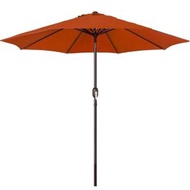 全城熱賣 - 戶外太陽傘Outdoor Patio Umbrella,Yard Umbrella, Push Button Tilt and Crank【Orange】#E066001370