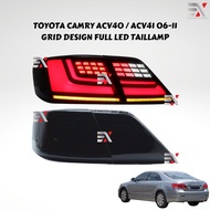 TOYOTA CAMRY ACV40 / CAMRY ACV41 06-11 LED TAIL LAMP - GRID DESIGN - RUNNING SIGNAL - SCANNING WELCO