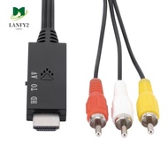 ALANFY HDMI To AV Cable, HDMI To AV AV To HDMI AV To HDMI Cable, Signal Transmitter 1m(39.37in) AV A