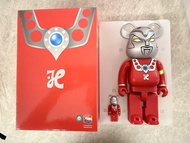 400% + 100% Ultraman Leo 尼奧 雷歐 咸蛋超人 鹹蛋超人 奧特曼 力霸王 Bearbrick Be@rbrick