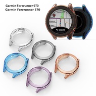 Soft Tpu Case For Garmin Forerunner 570 42mm 47mm Protective Bumper Cover Garmin Forerunner 970 Watc