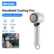 MeeGoo Handheld Fan 100 Wind Speed Bladeless Turbo Fan Portable Mini High Speed Air Cooling Fan