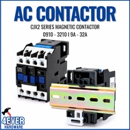 CJX2 Series DIN Rail Mount AC Magnetic Contactor 0910 1210 1810 3210 Electrical Contactor 4EVER