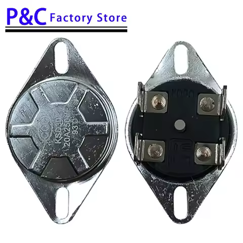 1PCS KSD302/KSD302X/KSD302T 75C/85C/90C/92C/93C/95C 20A degree Manual Reset Temperature Thermal Cont