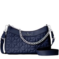 Kate Spade Spade Flower Quilted Fabric Convertible Crossbody Bag - Parisian Navy KK077