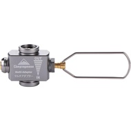 CAMPINGMOON Fuel Canister Refill Adapter, Isobutane Refill Adapter, Butane Gas Refill Adapter Gas Sa