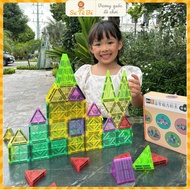 Light Magnetic Magnetic Toy 46PCS 5.5cm Magnetic Tiles Creative Jigsaw