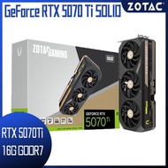 ZOTAC 索泰 GAMING GeForce RTX 5070 Ti SOLID 顯示卡