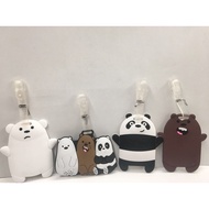 we bare bears luggage tag bag tag