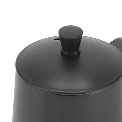 304 Stainless Steel Gooseneck Kettle 350ml Capacity Black Pour Over Kettle With Lid Narrow Drip Spou