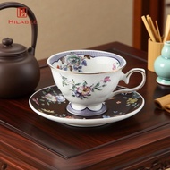 [UsusexaMY] Latte Cup Set with Saucer, 180ml Coffee Cup for Tea, Cafe, Latte, Coffee, Cappuccino