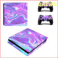 QAZWS Marble Stone PS4 Slim Stickers Play station 4 Skin Sticker Decal For PlayStation 4 PS4 Slim Co