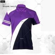 FULL SUBLIMATION POLO SHIRT UNIFORM COUPLE SET PURPLE VERSION 2