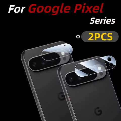 2Pcs HD Clear Tempered Glass Camera Lens Protector For Google Pixel 9 Pro XL 8 7 6 6A 7A 8A Fold Ant