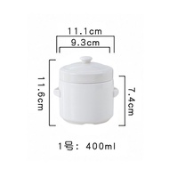XYDouble-Lid Bone China Slow Cooker Water-Proof Liner Steamed Chopsticks with Lid Large and Small Household Slow Cooker