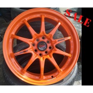 [Ready Stock] Sport Rim Car 7x17 CE28 ST1698 8H ET40 Wheel 1set Orange