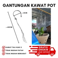 GANTUNGAN 3 Feet Wire Pot Hanger / Pot Hanger