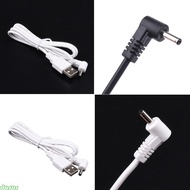 dusur USB Male to 90 Degree 3 5mmx1 35mm for Power Male Plug 5V Cable 100cm 3 3ft