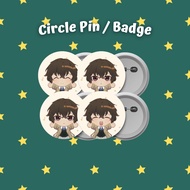 Pin Brooch Badge Glossy Anime Character Bungou Stray Dogs BSD Osamu Dazai
