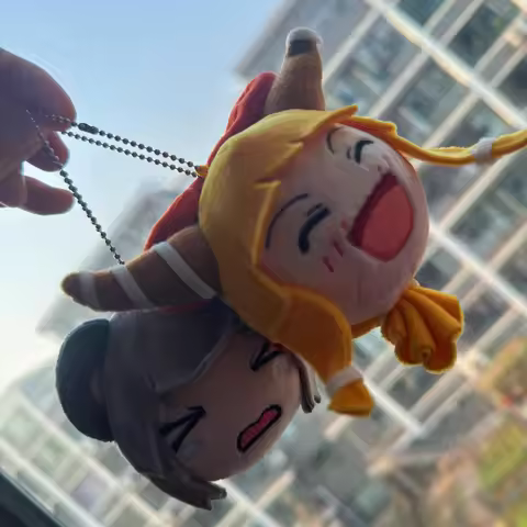 Anime TouHou Project Ibuki Suika Nazrin Kawaii Cosplay Squeeze Plushies Keychain Pendants Plush Stuf