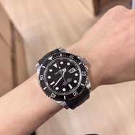 20mm 21mm Curved End Rubber Watch Band Strap for Rolex Submariner 41MM 126610 124060 126613 Watch St