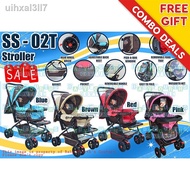 ▲♕❒COD Apruva Stroller for Baby 3 Way Reversible Handle and with Mosquito Net SS-02T