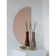 Acrylic Half Round Wall Mirror Mirror Wall Sticker Decorative Mirror Free Shipping Discount
