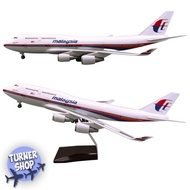 Malaysia Airlines Boeing 747 (1:110) LED light 50cm LIMITED EDITION Aircraft Model Die-cast Metal Ai
