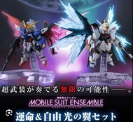MSE MOBILE SUIT ENSEMBLE EX31 & EX33 + Destiny & Strike Freedom Gundam Wing of Light Set 命運高達 突擊自由高達