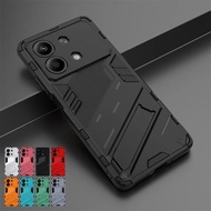 For Xiaomi Redmi Note 13R Pro 5G Case Armor PC Stand Holder Shockproof TPU Protective Phone Cover For Xiaomi Redmi Note 13R Pro