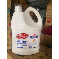 Nước Rửa Tay LIFEBUOY Diệt Khuẩn 99% 4kg Bảo Vệ Vượt Trội Can nhựa lớn Big size