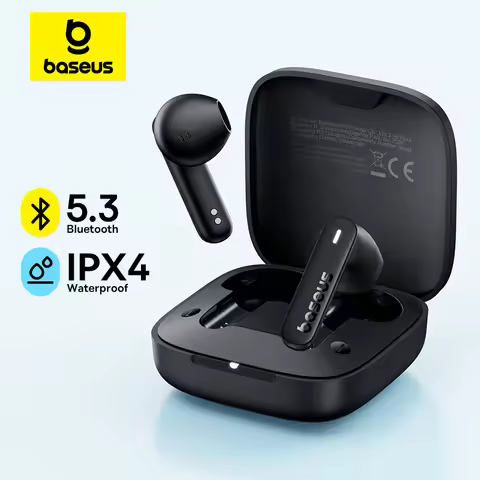 Baseus Bowie E16 Wireless Earphone Bluetooth 5.3 Earphones 30H Long Battery Life IPX4 Waterproof Tru