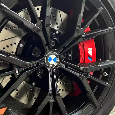 1 Juego de Pegatinas con Emblema para Caliper de Freno de Coche para BMW M E81 E82 E88 E90 E91 E92 E
