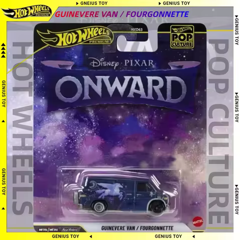 Hot Wheels Premium Pop Culture Guinevere Van - Onward PIXAR 1:64 Diecast Alloy Metal Collectible Car