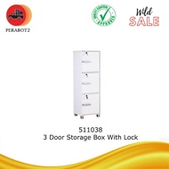 P2U Door Storage with Lock / Almari Berkunci / Locker Cabinet / File Cabinet / almari berkunci / almari putih berkunci