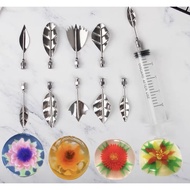 10pcs/set 3D Jelly Flower Art Tools Jelly Cake Gelatin Pudding Nozzle