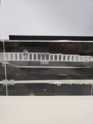 水晶貨櫃船模型纸鎮