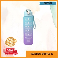 Rainbow Bottle 1 Liter Water Bottle