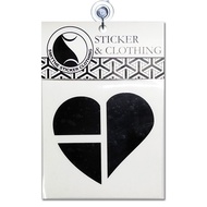 BP Solid Cutting Stickers for Car and Motorcycle Accessories