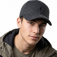 kangol | Kangol Quilted Check 4-Panel Cap Black