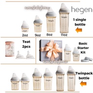 Hegen Teat or Bottle PCTO 2oz, 5oz, 8oz, 11oz Feeding Bottle PPSU